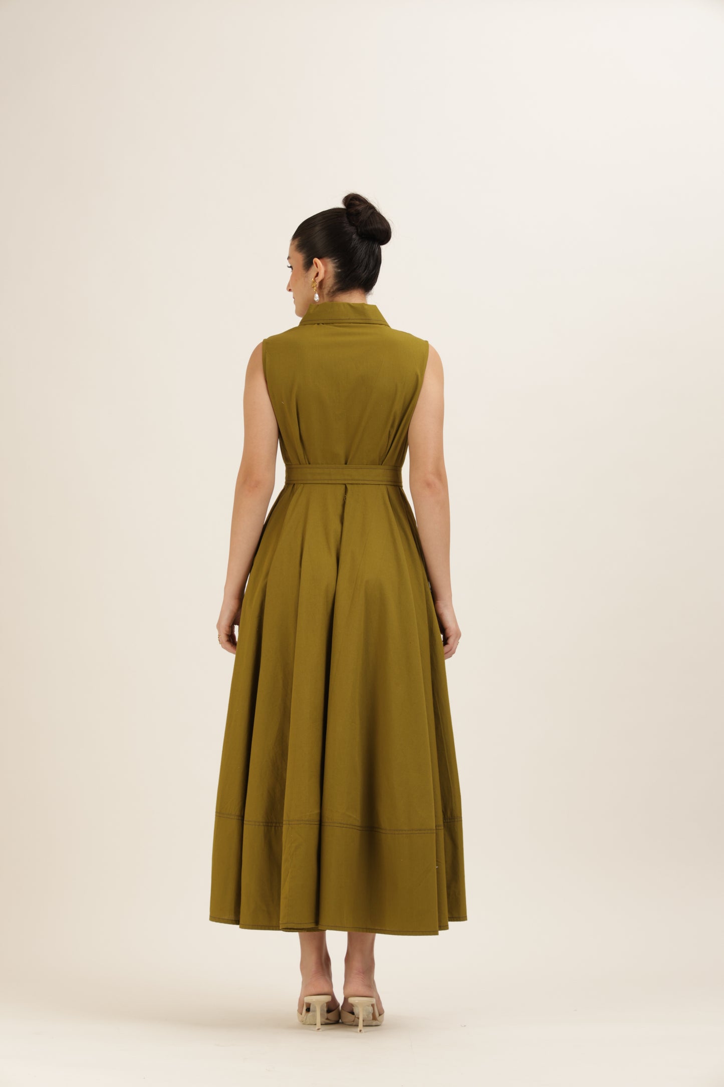 Bold Button Dress