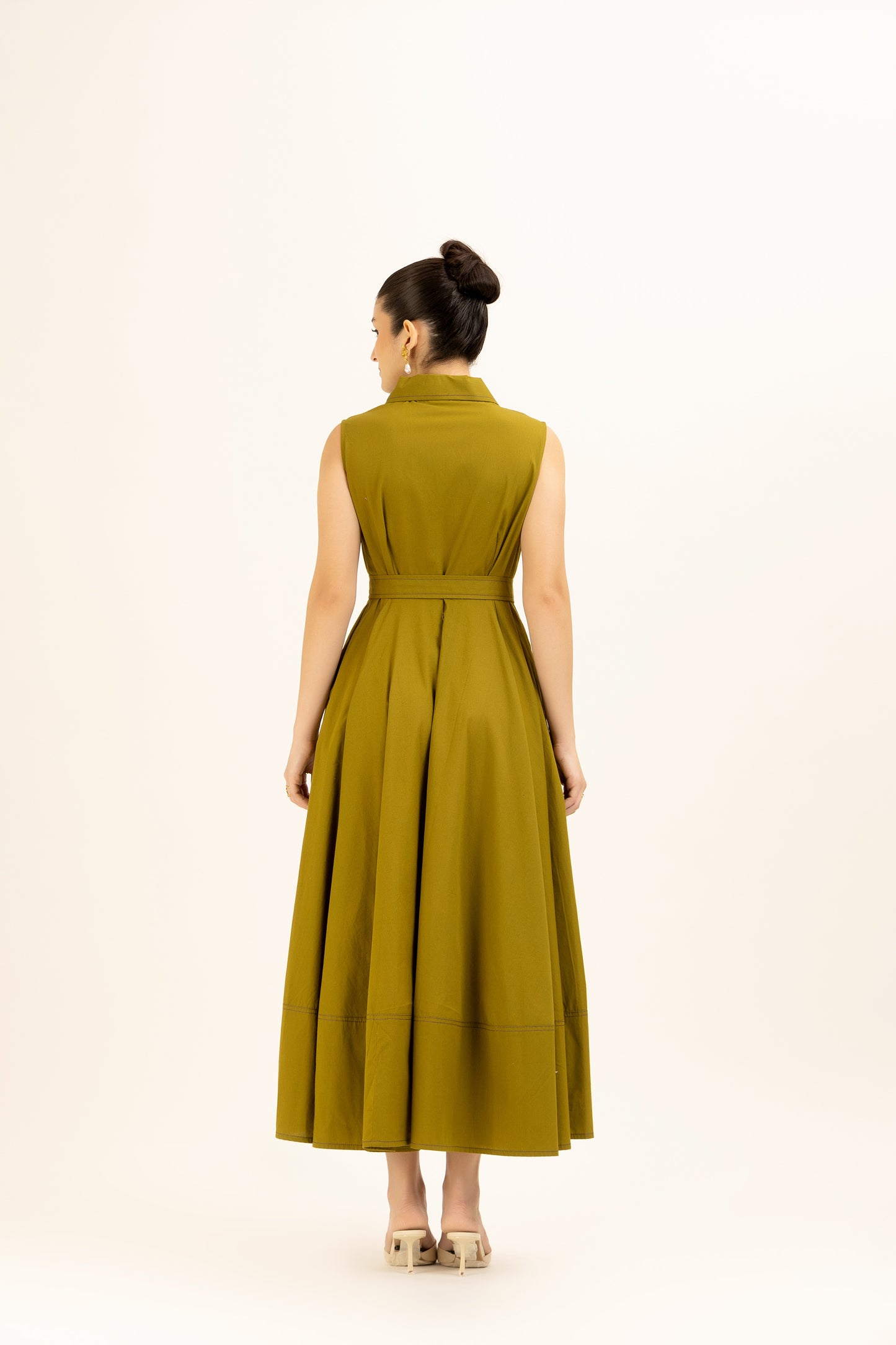 Bold Button Dress