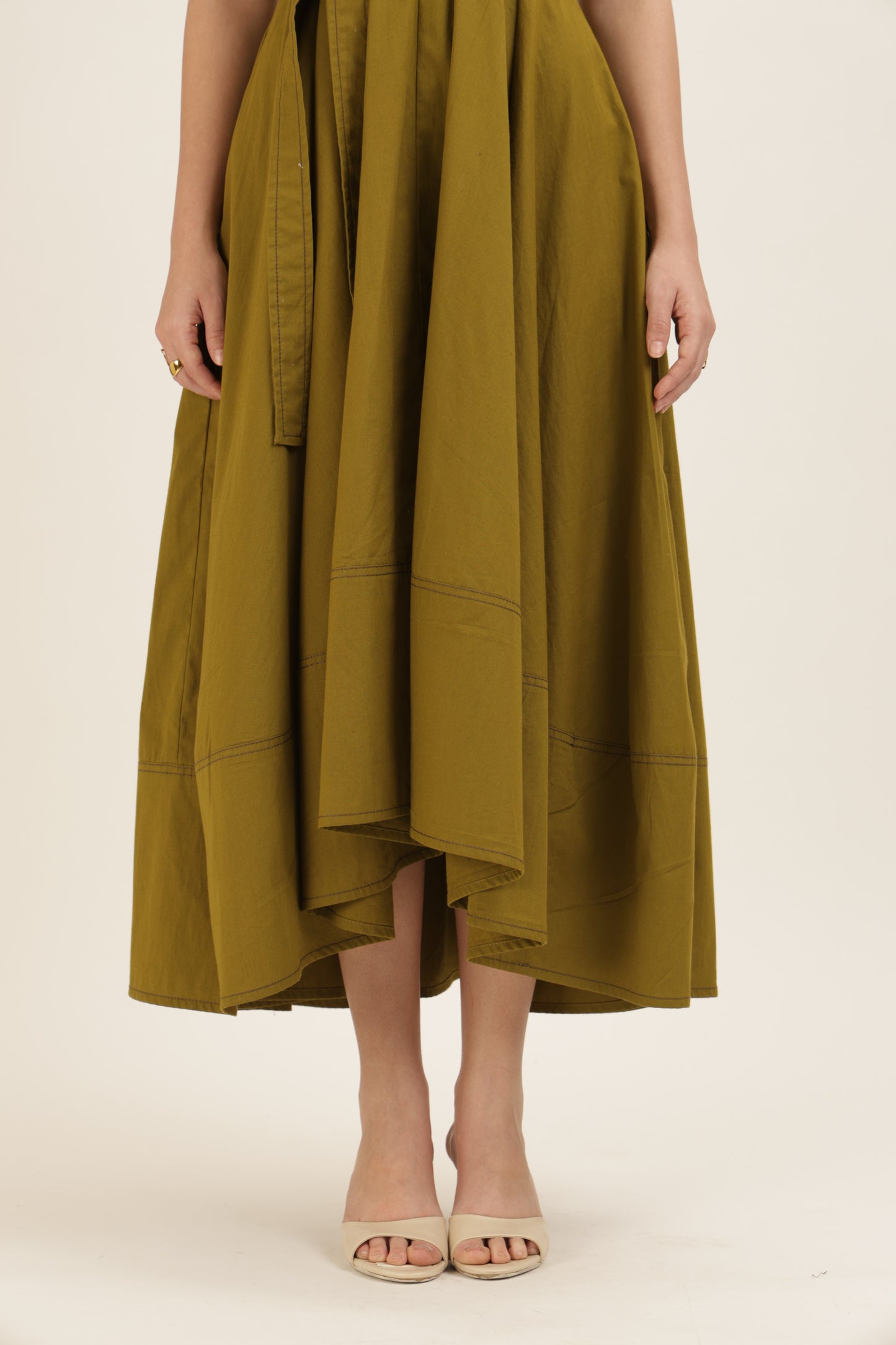 Bold Button Dress