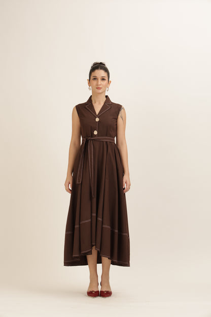 Bold Button Dress