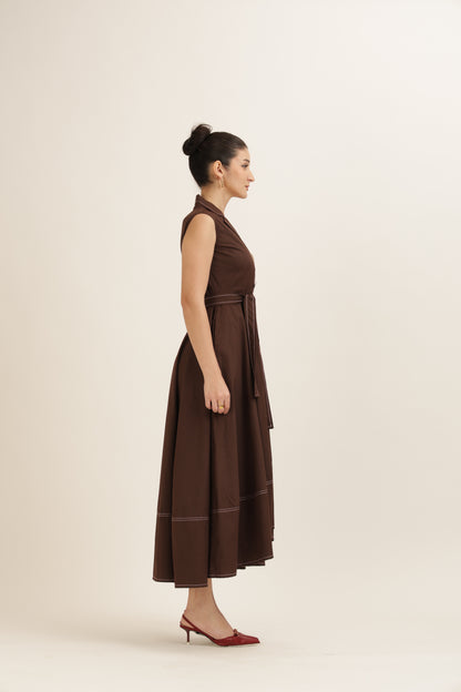 Bold Button Dress