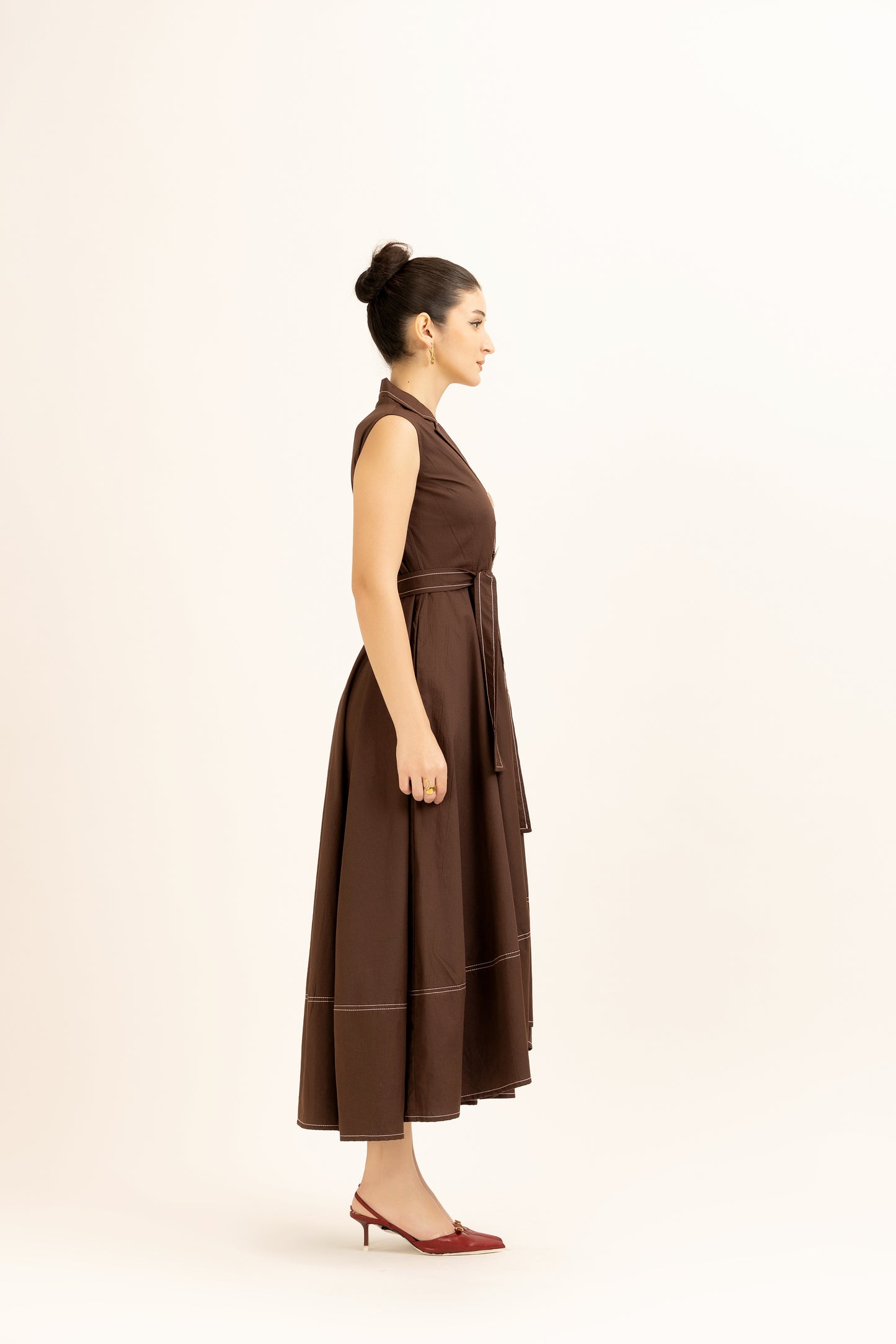 Bold Button Dress