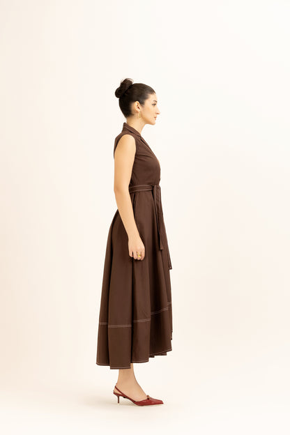 Bold Button Dress