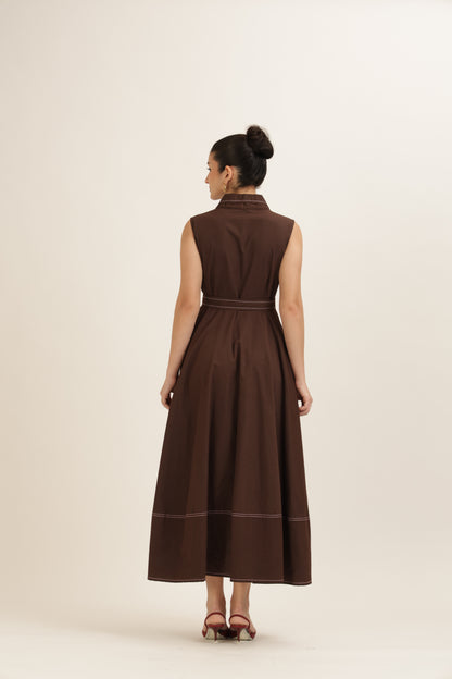 Bold Button Dress