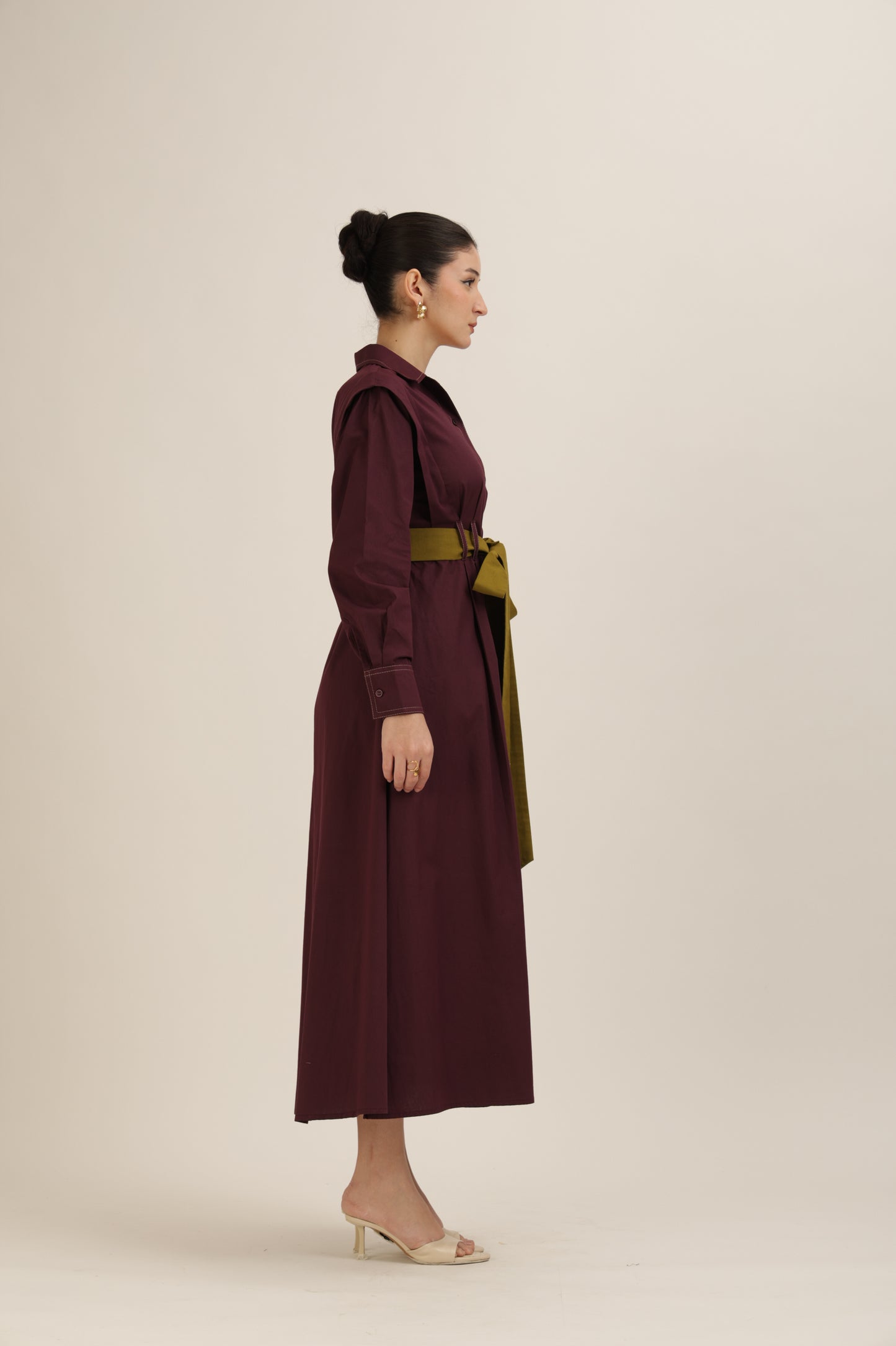 Belted Shirt Dress