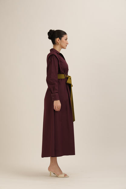 Belted Shirt Dress
