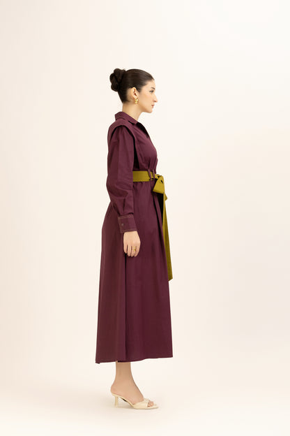 Belted Shirt Dress