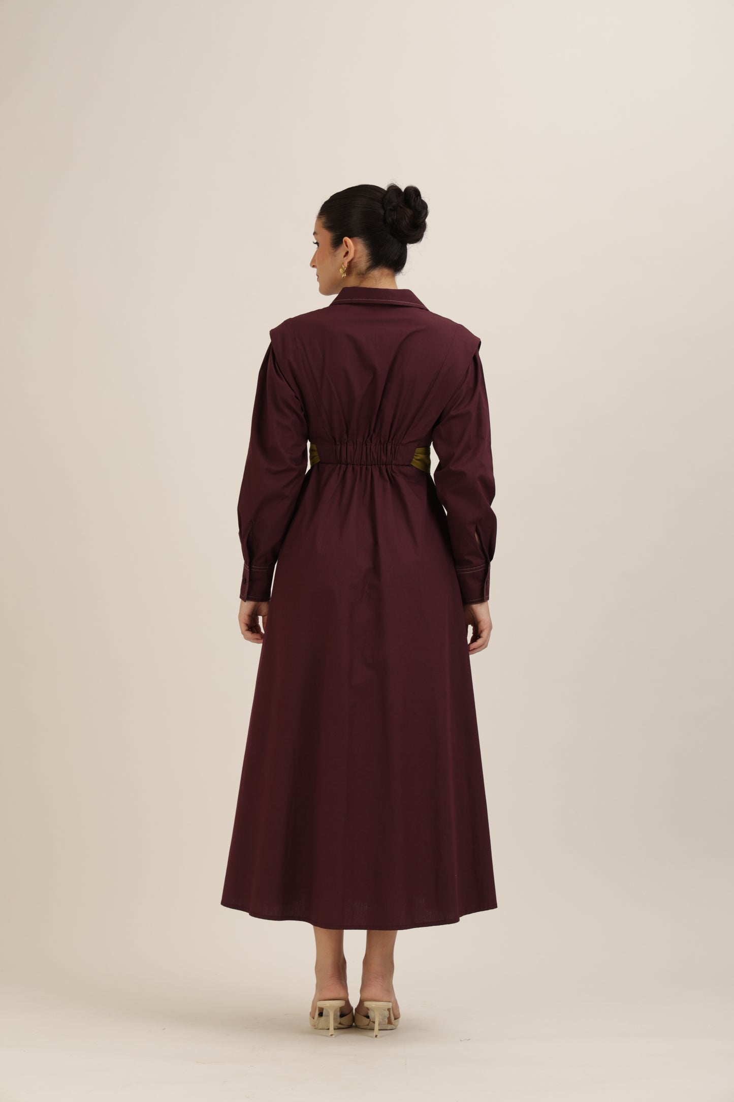 Belted Shirt Dress