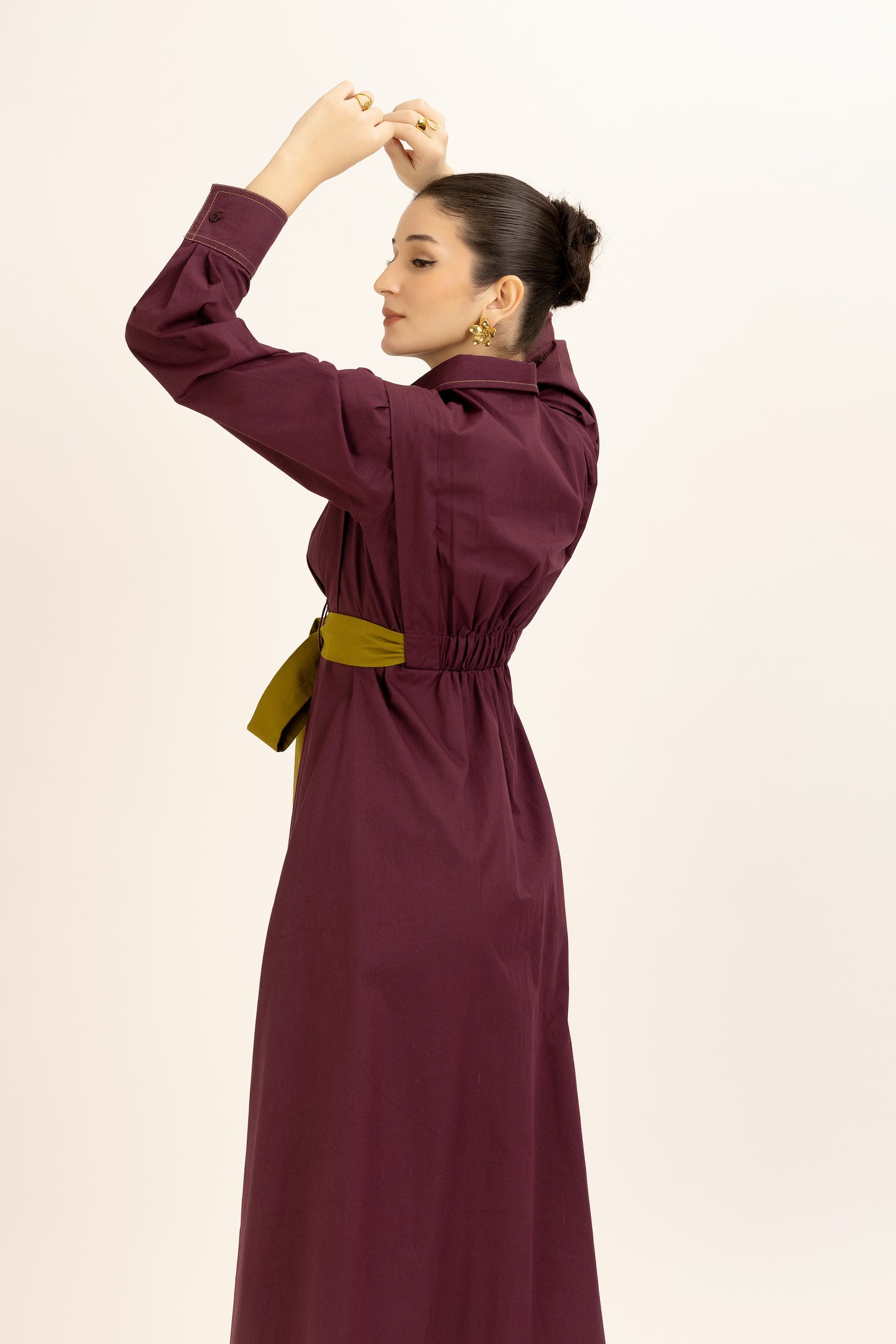 Belted Shirt Dress