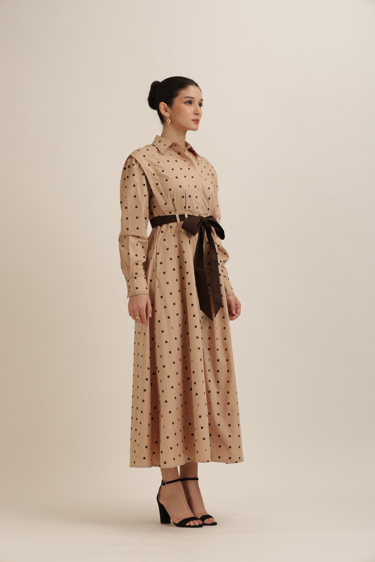 Belted Shirt Dress