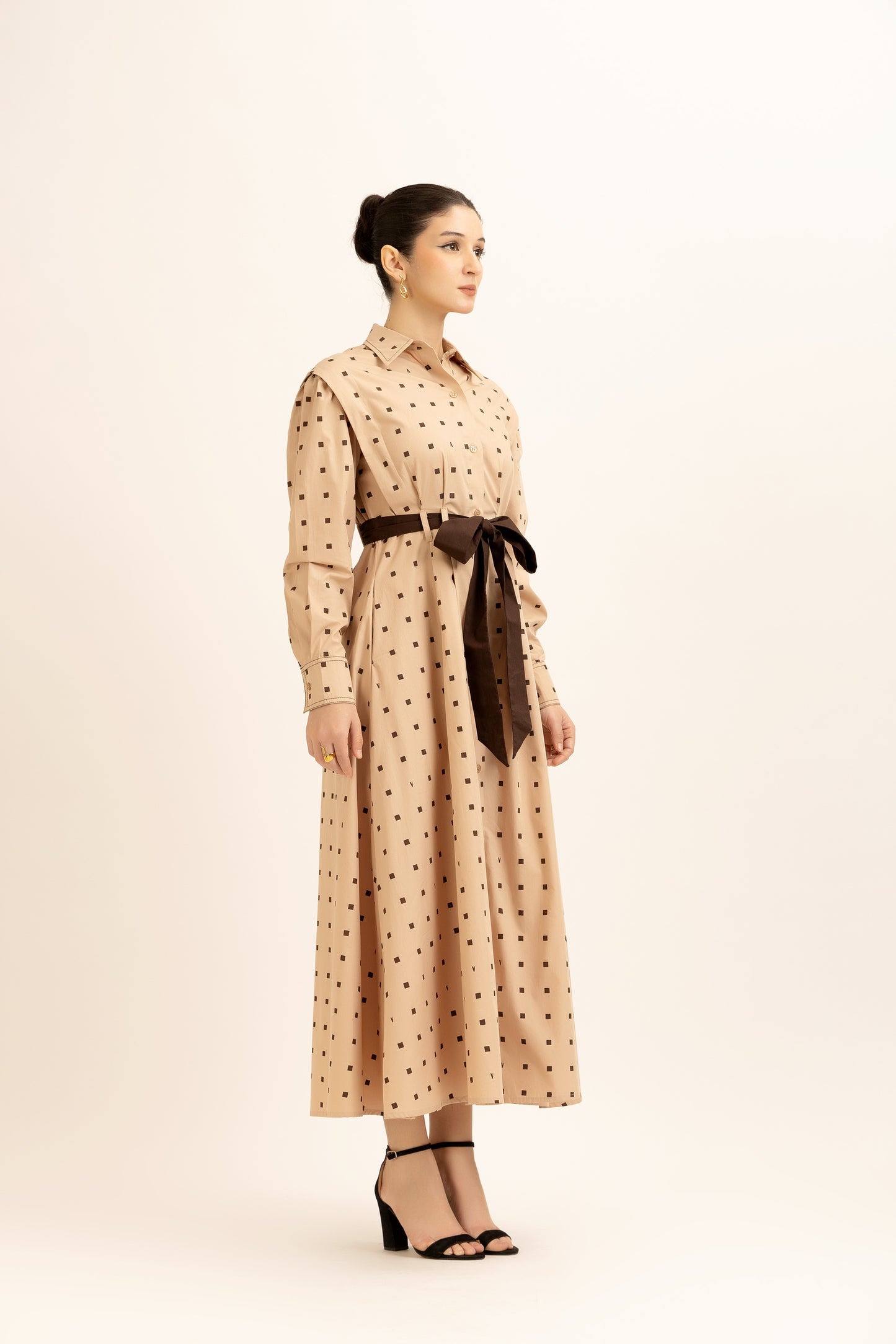 Belted Shirt Dress
