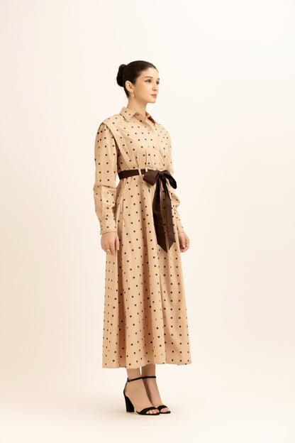 Belted Shirt Dress