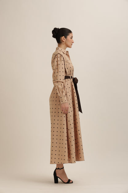Belted Shirt Dress