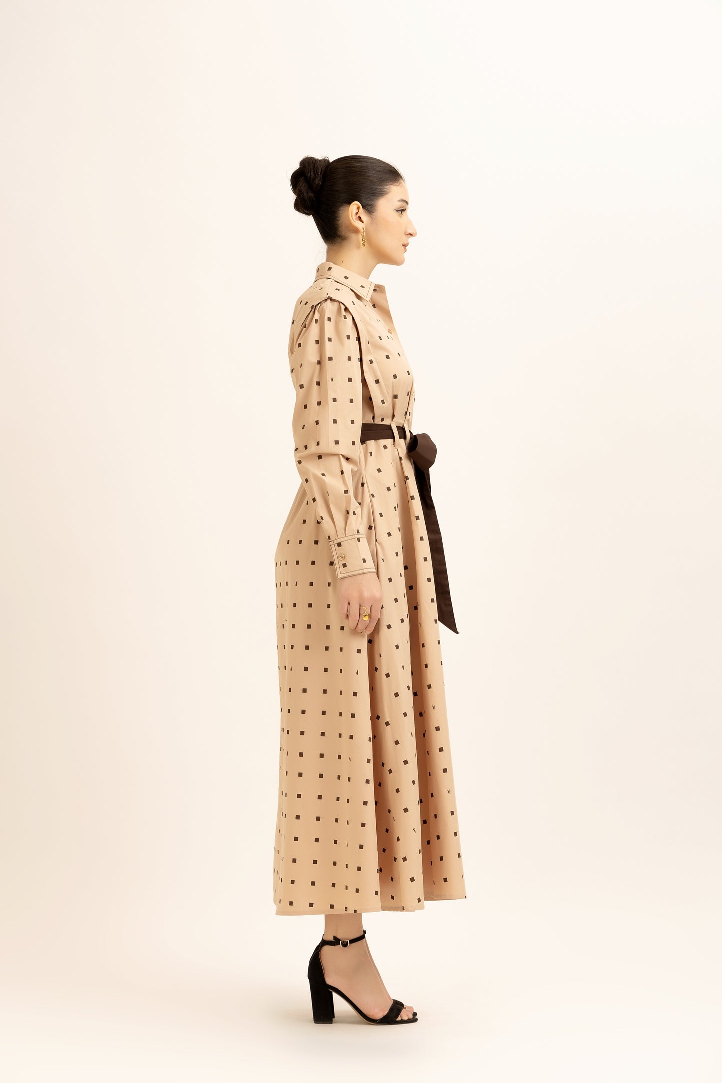 Belted Shirt Dress