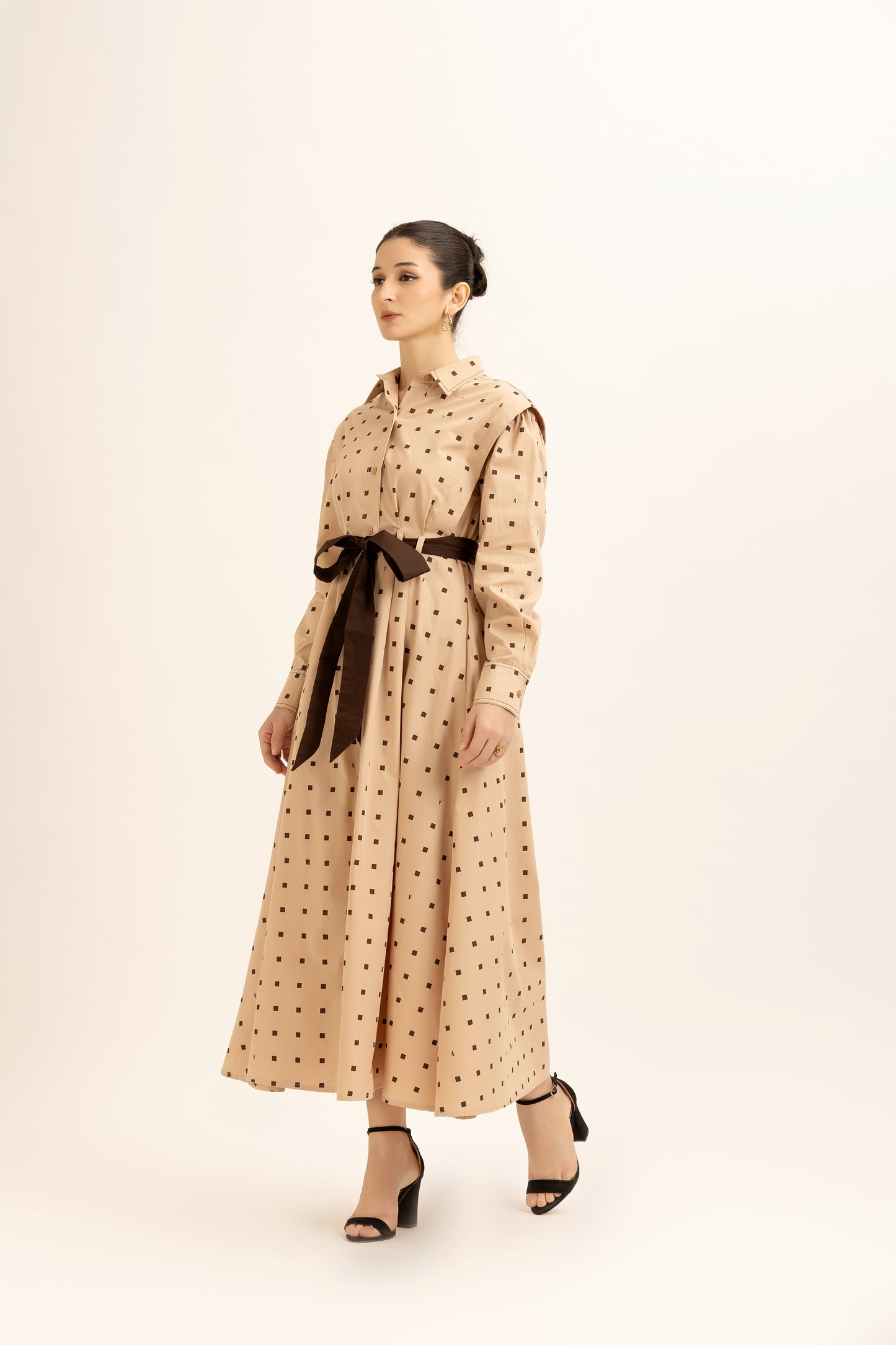 Belted Shirt Dress
