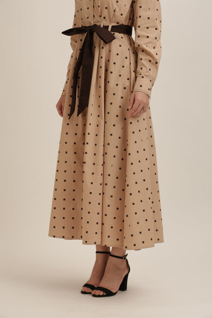 Belted Shirt Dress