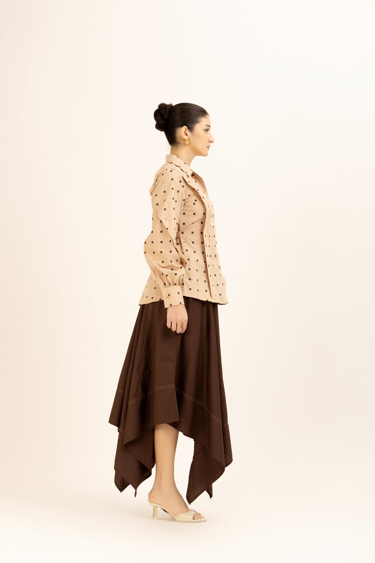 Ruffled Printed Set