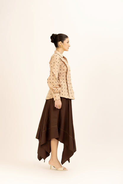 Ruffled Printed Set