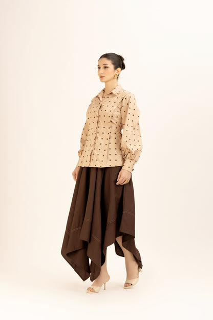 Ruffled Printed Set