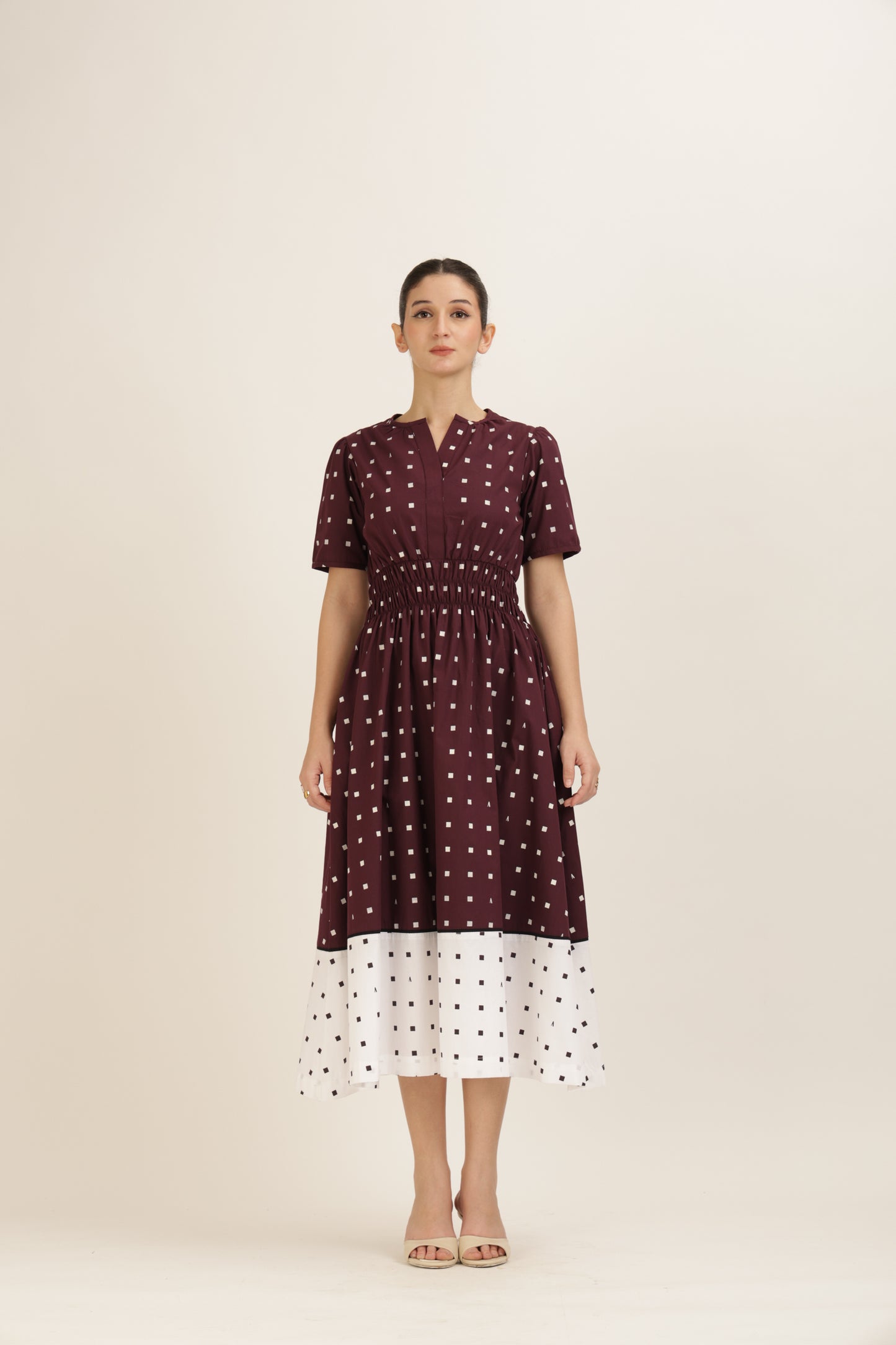 Pixel Midi Dress
