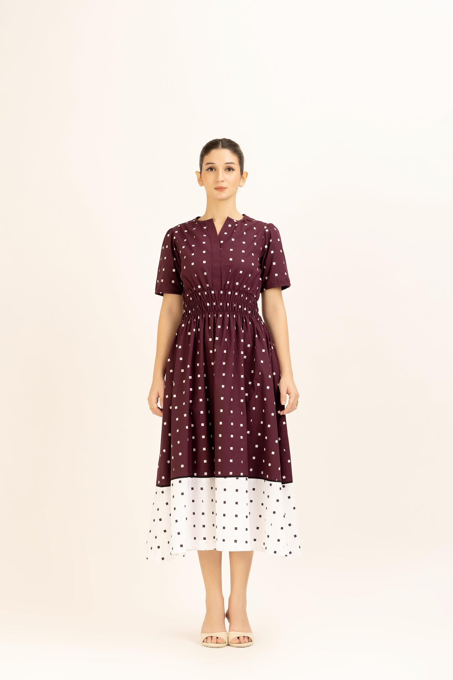 Pixel Midi Dress