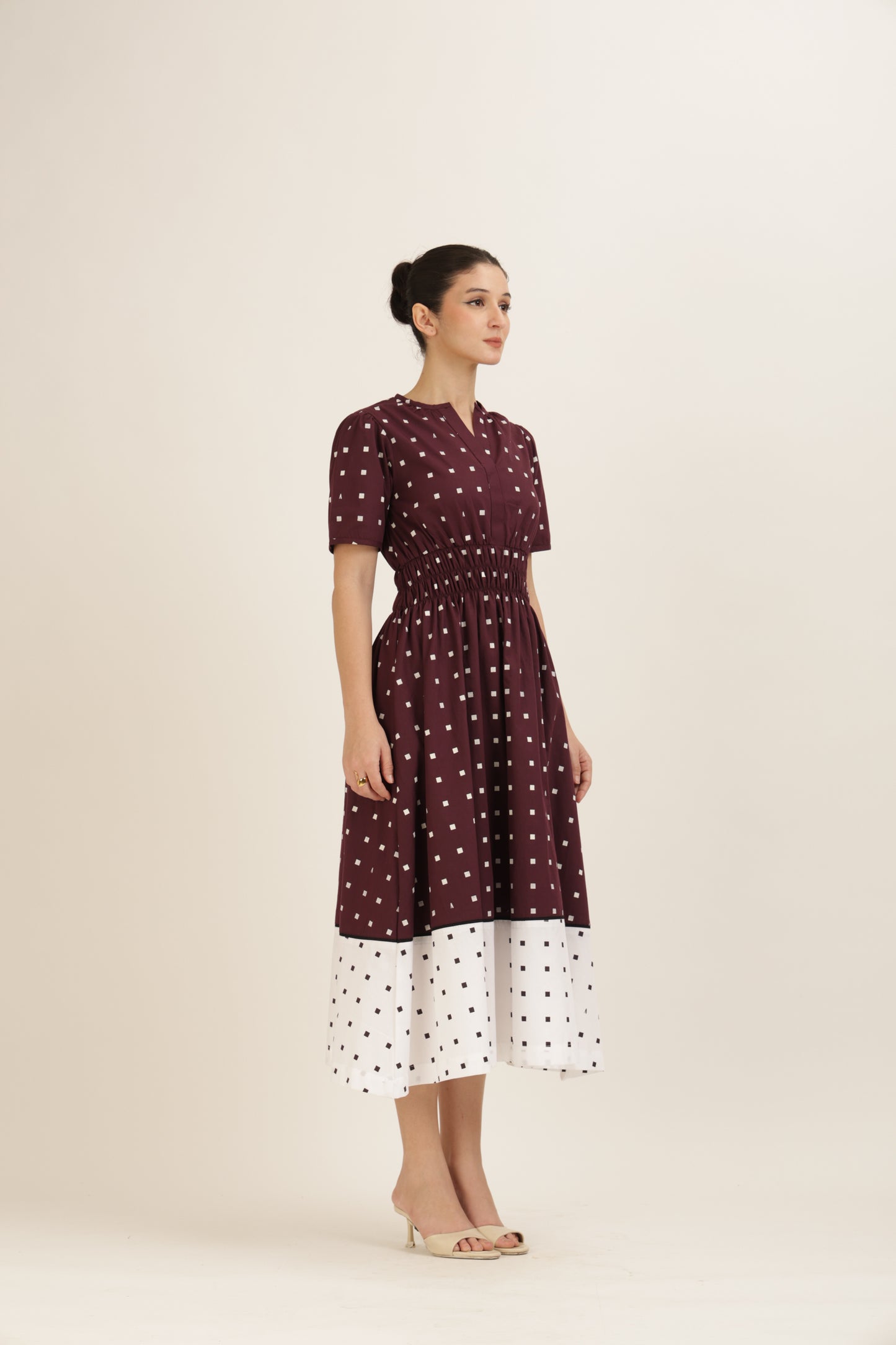 Pixel Midi Dress