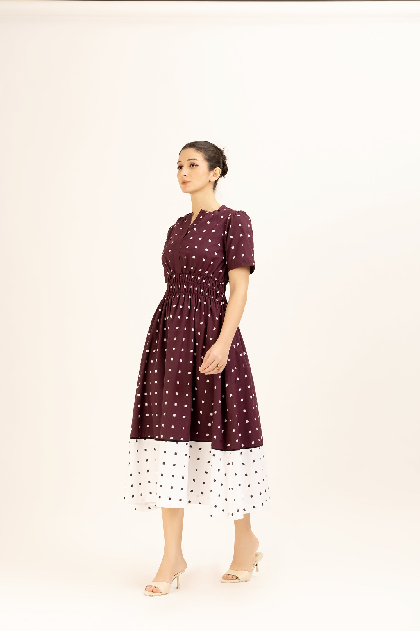 Pixel Midi Dress