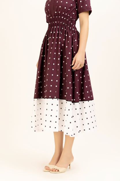 Pixel Midi Dress