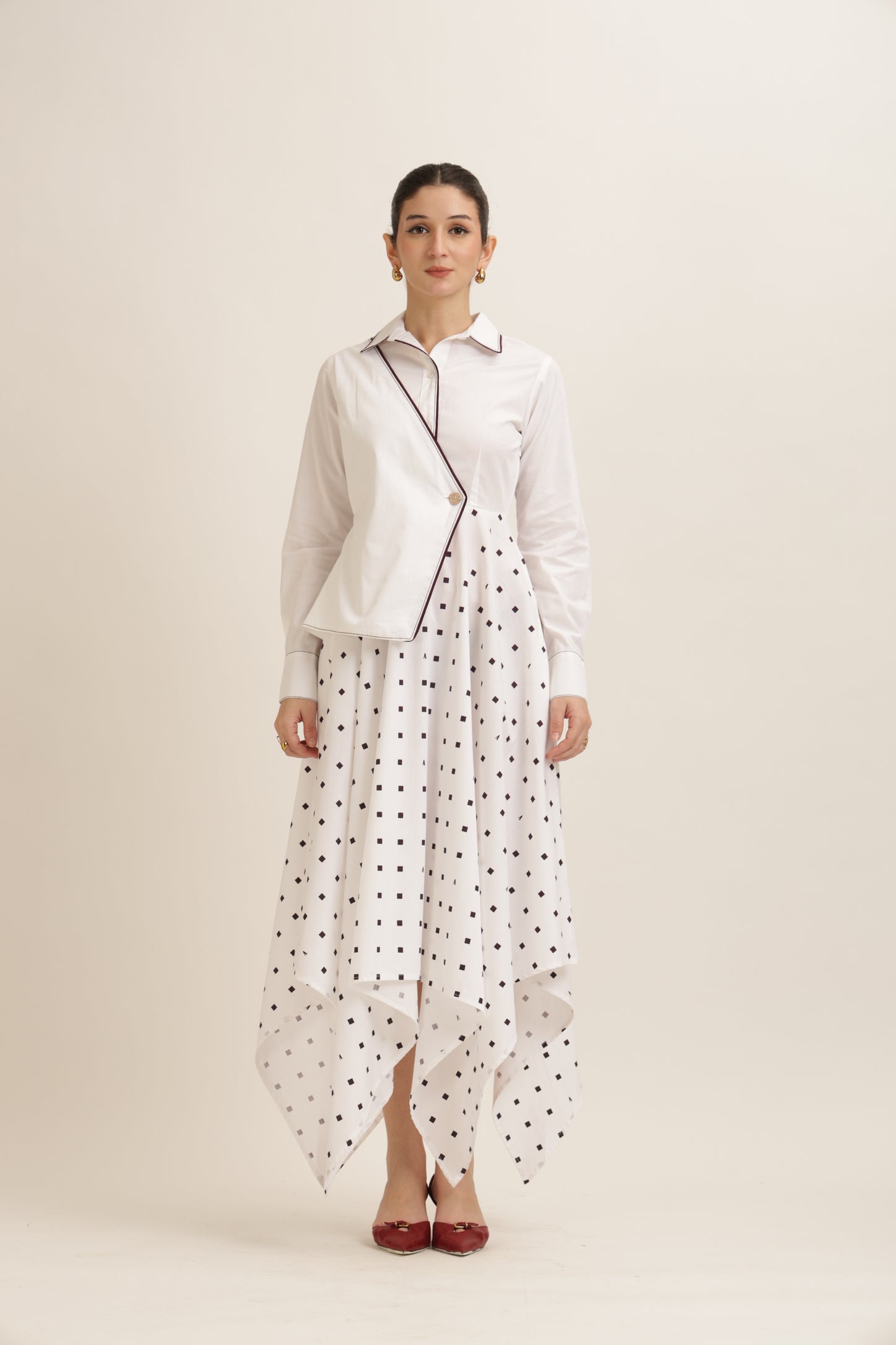 Tailored Panel Dress