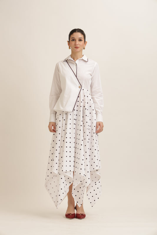 Tailored Panel Dress