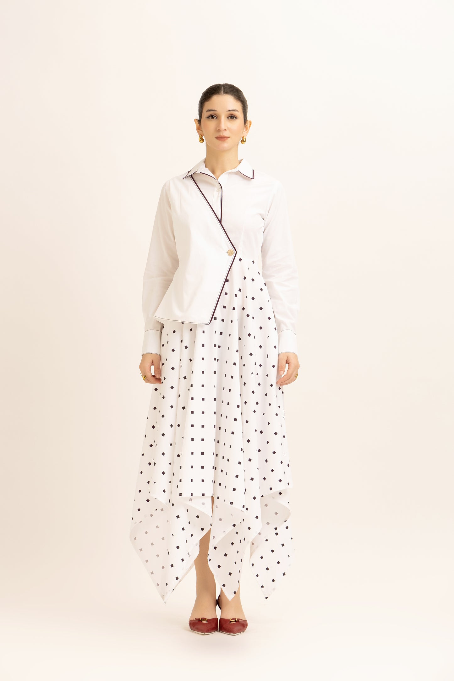 Tailored Panel Dress