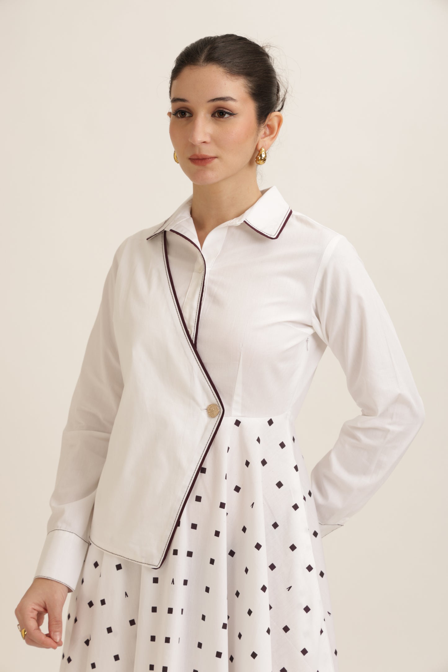 Tailored Panel Dress