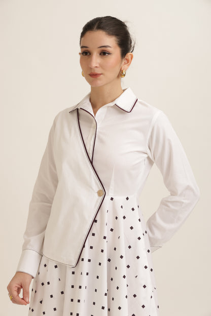 Tailored Panel Dress