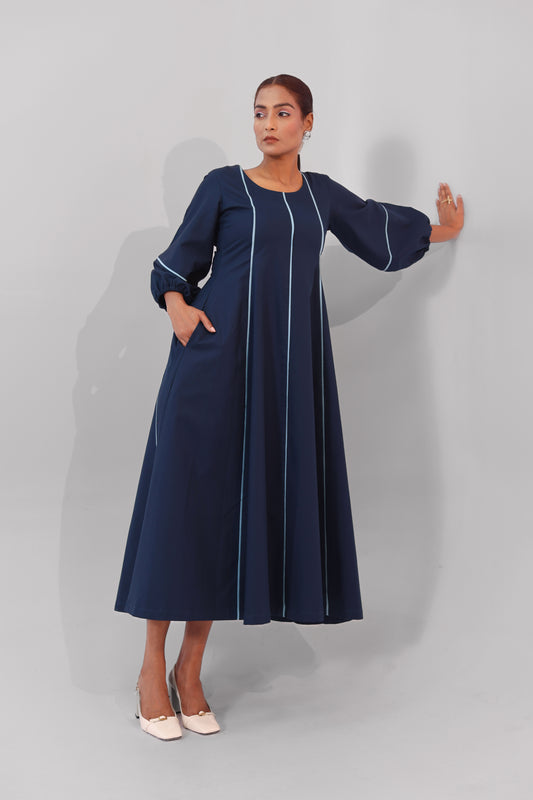 Contour Dress Navy