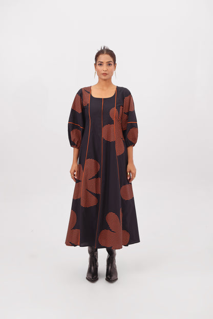 Contour Dress Printed