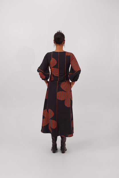 Contour Dress Printed