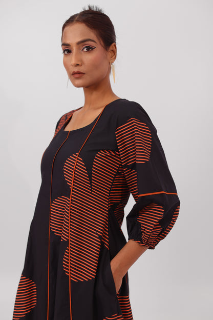 Contour Dress Printed