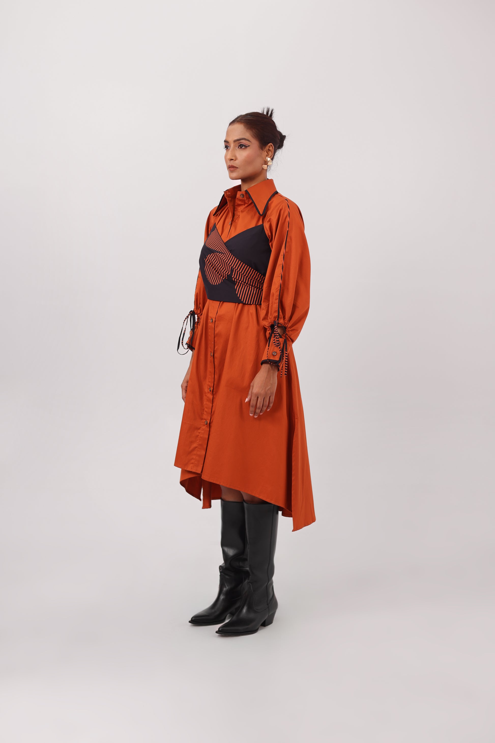 bandeau shirt dress ASOS DESIGN 2 in 1 bengaline bandeau mini dress with contrast undershirt