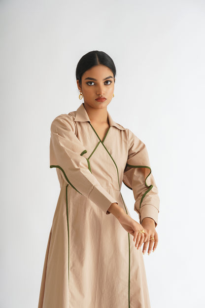 Signature Beige Dress