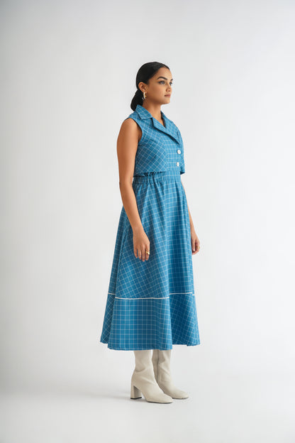 Waistcoat Check Dress
