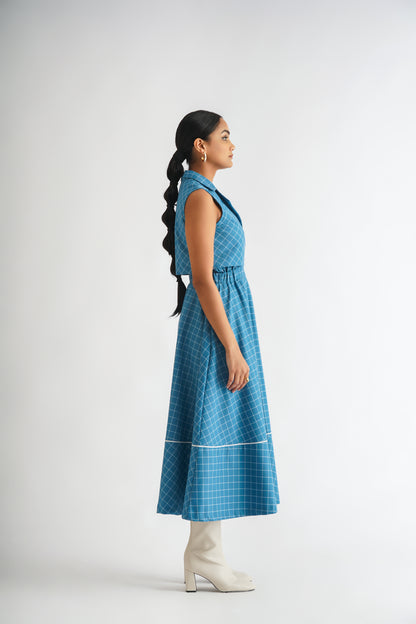 Waistcoat Check Dress