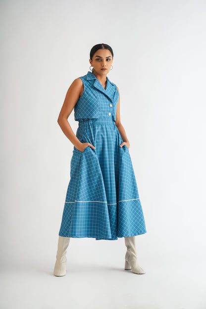 Waistcoat Check Dress