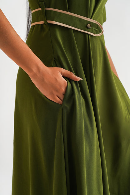 Asymmetric Polo Dress