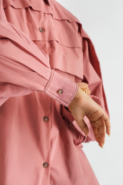 Pleated Convertible Dress