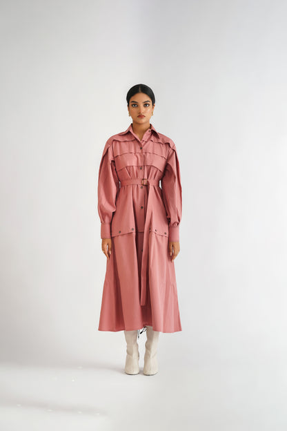 Pleated Convertible Dress