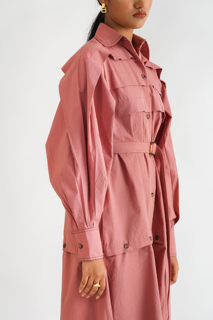 Pleated Convertible Dress