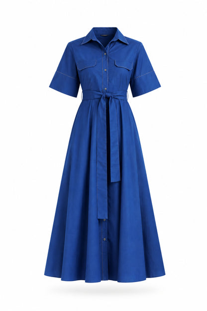 Bold Blue Dress