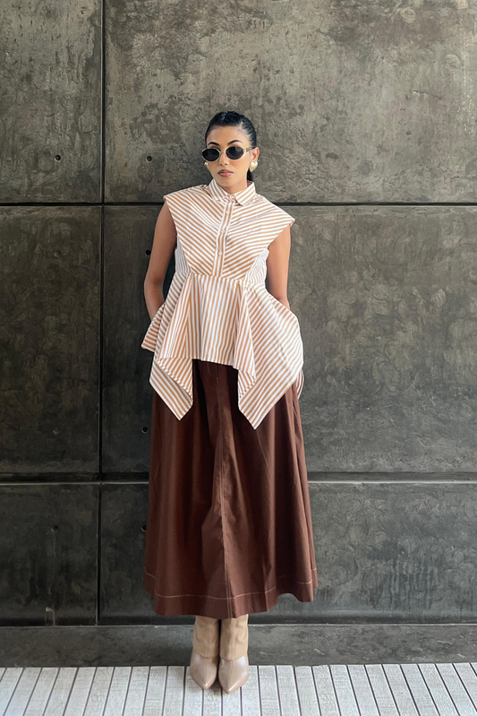 Stripe Holiday Hem Set