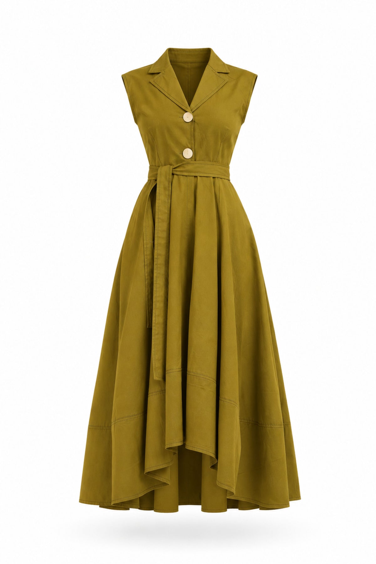 Bold Button Dress
